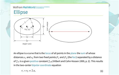 mathworld wolfram|Ellipse .